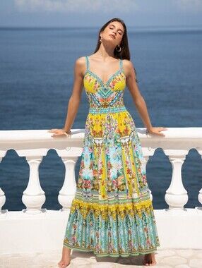 Bougainville Print skirt One Size